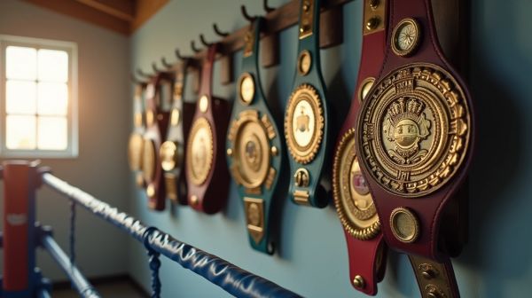 Les différentes ceintures de boxe anglaise et leurs fonctions